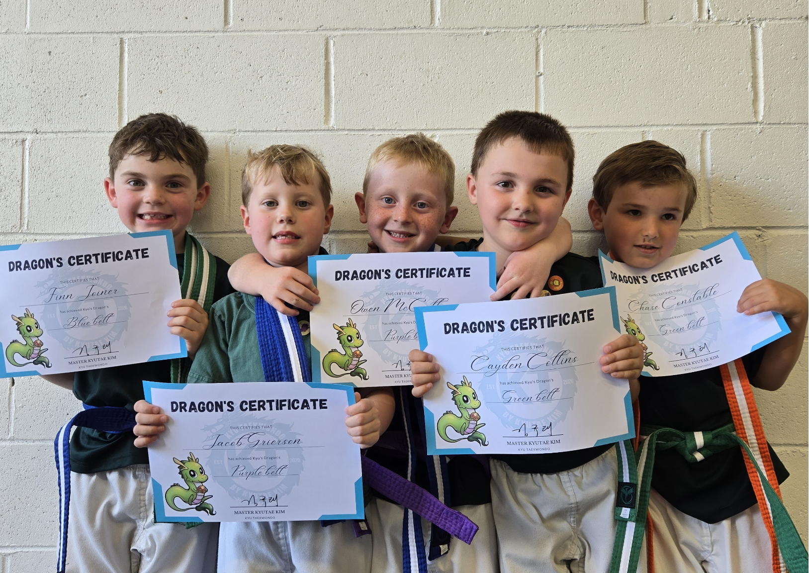 Kyu's Dragons at KYU Taekwondo South Windsor